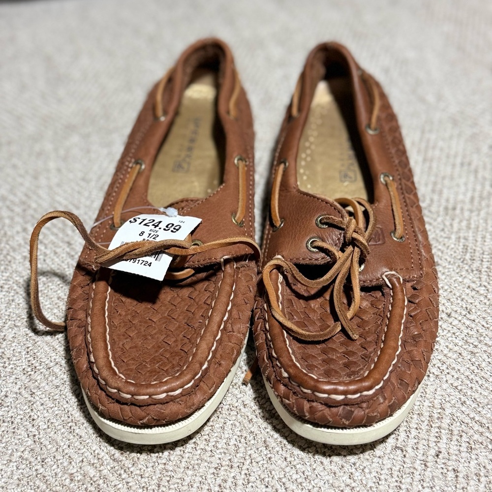 Sperry Tan Leather Loafers